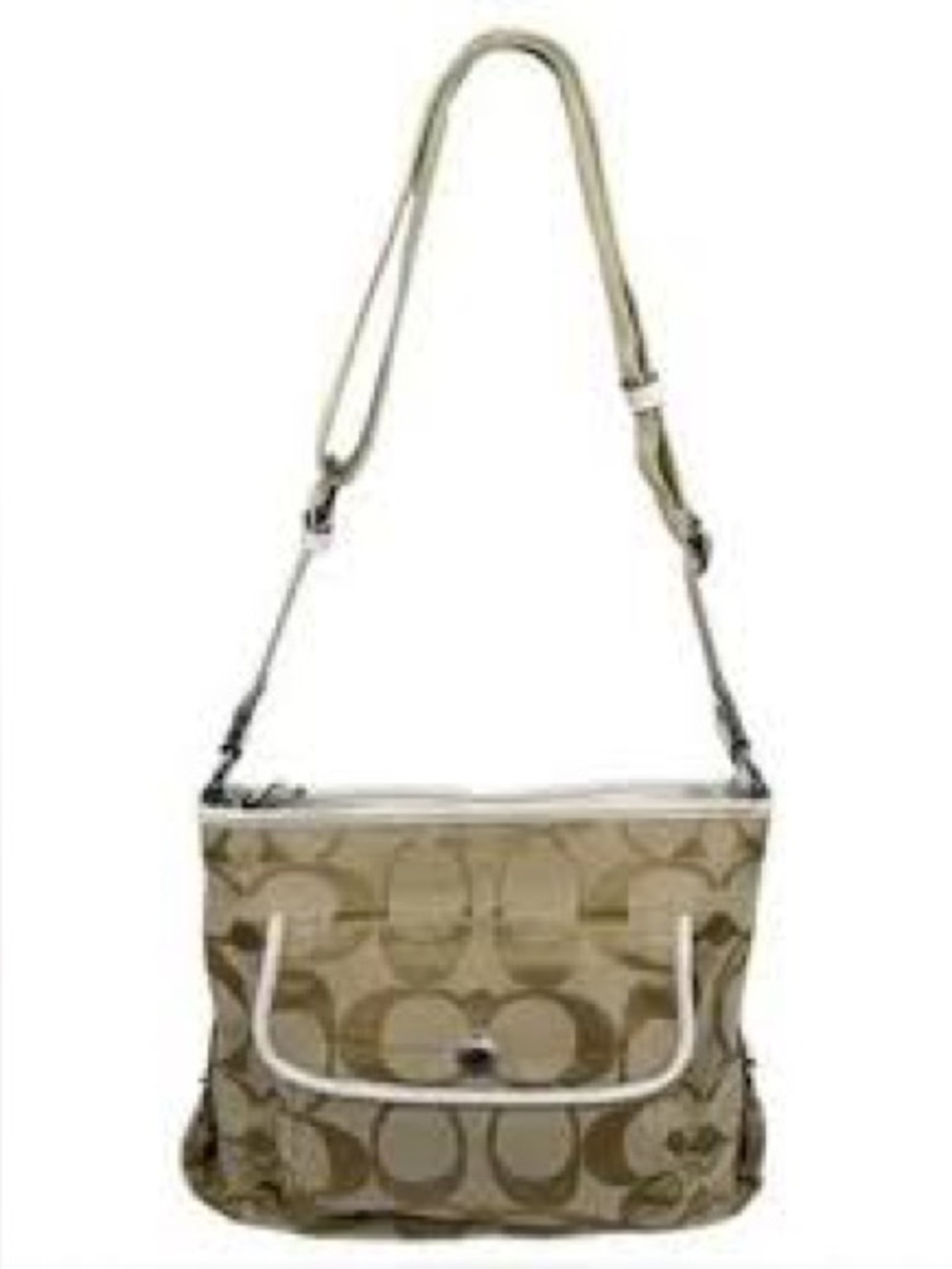 COACH, the Kyra Daisy Signature crossbody bag!